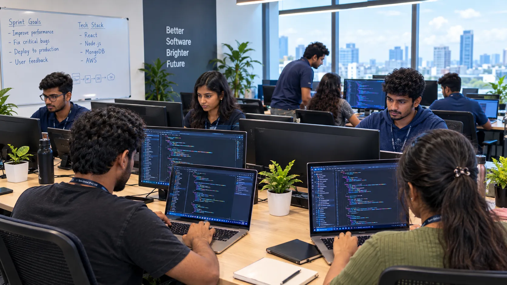 The Turn Global engineering team building software