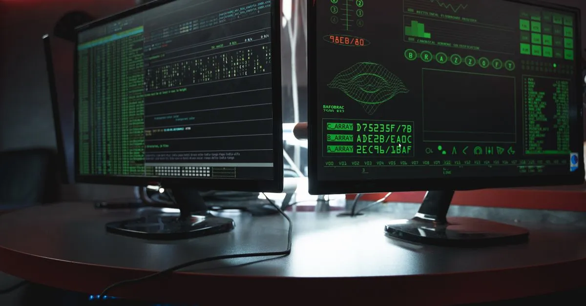 Developer reviewing API request and response structures across connected services