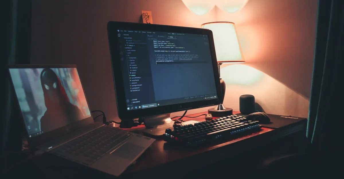 Customer logging into a self-service account portal on a laptop
